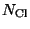 $ N_{\mathrm{Cl}}$
